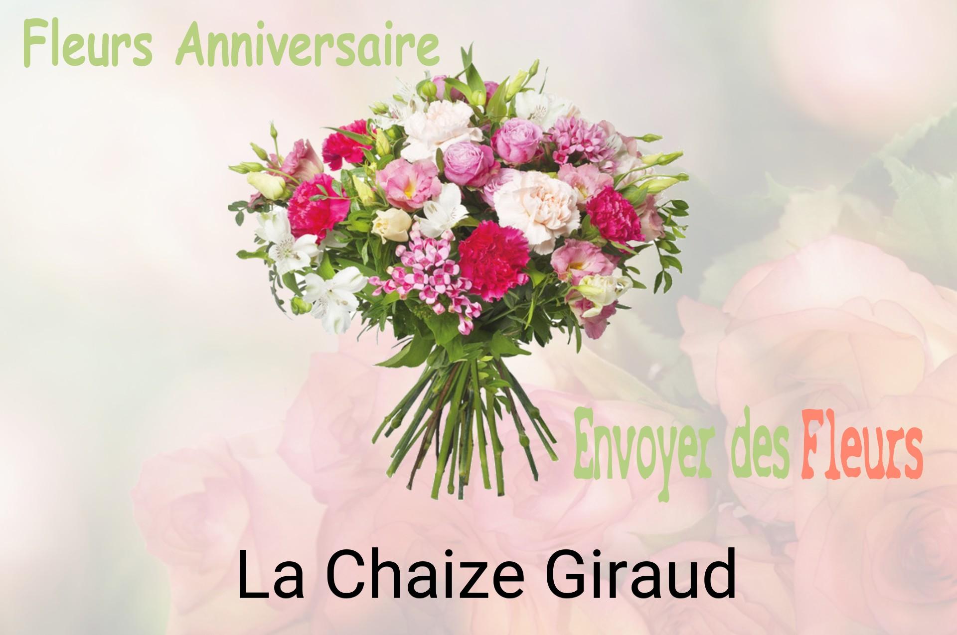 Bouquet de fleurs d’anniversaire livré à La Chaize-Giraud